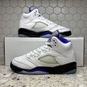 Size 4.5 - Jordan 5 Retro Concord Gs (40888-141) Lightly Worn No Box